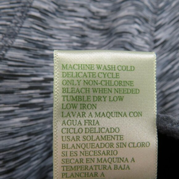 Tangerine Hoodie Womens Large Gray Black Space Dye Pullover Kangaroo Pocket - Picture 7 of 11